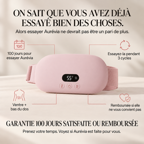 Aurévia – Soulagement des douleurs menstruelles sans médicaments